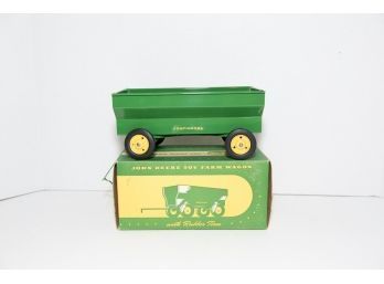 John Deere Toy Farm Wagon In Original Box 8'