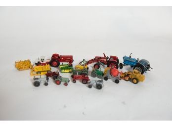 Lot Of 17 Tractors Including Britains, ERTL And LIt'l Toy