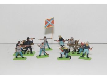 Britains Confederate And 7th Cavalry Infantry