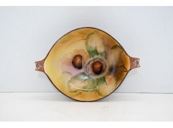 7' Hand Painted Nippon Nut Bowl