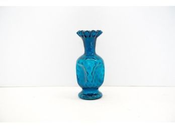 8.5' Jamestown Blue Pinch Vase