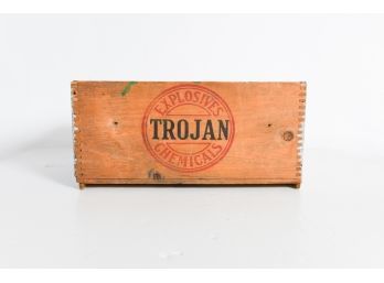 Trojans Explosives Wooden Box