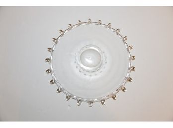 9' Heisey Lariat Clear Torte Plate