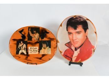Oval Lacquered Elvis Wall Hangings