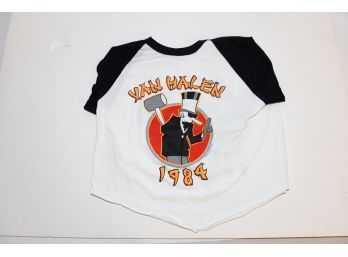 1984 Van Halen Tour Of The World T-shirt Size 42-44 Large.