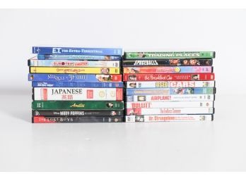 Lot Of DVDs Including Spaceballs And E.T.