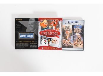 Johnny Carson, Lampoons And Christmas Classics DVDs