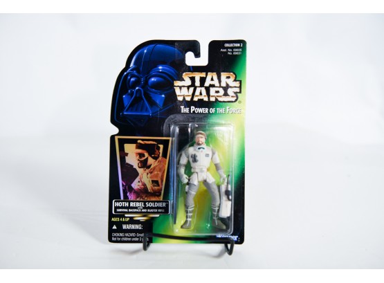 1996 Kenner Star Wars The Power Of The Force Hoth Rebel Soldier With Survival Backpack And Blaster Rifle