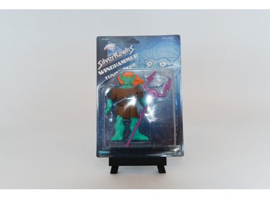 1987 SilverHawks Windhammer With Tuning Fork Action Figure