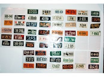 Wheaties Mostly 1954 License Plates