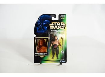 1997 Kenner Star Wars The Power Of The Force Malakili (Rancor Keeper) With Long Handled Vibro Blade