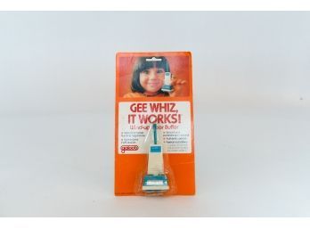 1979 Galoob Gee Whiz It Works Wind Up Floor Buffer (Plastic Is Off The Cardboard)