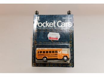 1974 Tomy Pocket Car School Bus No 109-F5