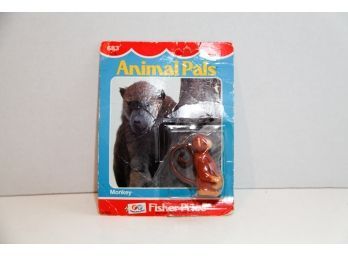 1982 Fisher Price Toys Animal Pals Monkey