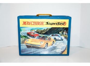 1970 Matchbox Lesney Deluxe Collectors Case 72 Car Capacity (Empty)