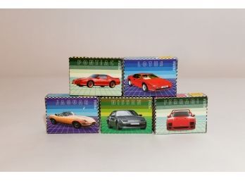 Lot Of 5 Hot Cars Puzzles Jaguar, Lotus And Pontiac