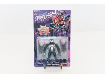 1996 Spiderman Action Figure Stealth Venom Black