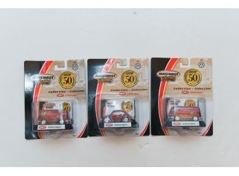 2001 Matchbox 50 Yrs. Collection Red Volkswagons