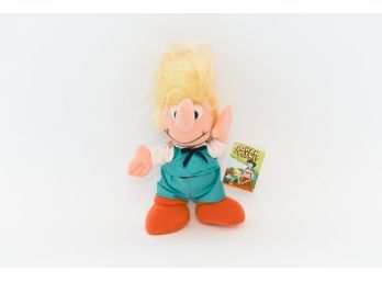 1983 9.5' Johan & Peewit Smurfs Plush Doll