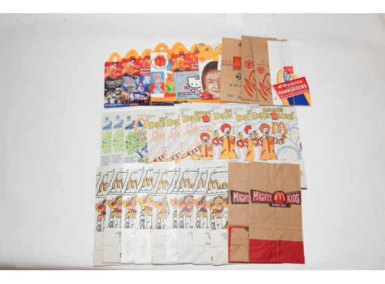 McDonalds Happy Meal Bags And Boxes