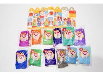 1998 Ty Beanie Babies McDonalds Happy Meal Toy Set 1-12 And Boxes