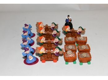 Snow White And The Seven Dwarfs McDonalds Happy Meal Toys (opened)