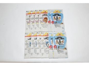 1996-1997 Disney Masterpiece Collection Happy Meal Bags The Three Calleros, Aristocats And Bambi