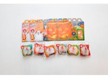1998 Halloween McDonalds Happy Meal Toy Set 1-6 And Boxes