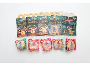 1998 Halloween McDonalds Happy Meal Toy Set (incomplete) And Boxes