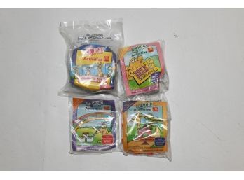 1992 Behind The Scenes McDonalds Happy Meal Toy Set 1-4