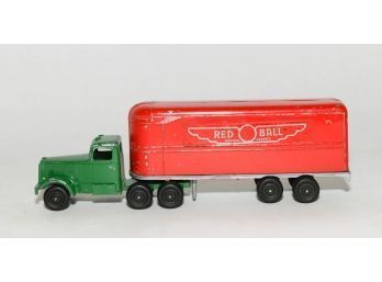 Ralstoy Red Ball Green Tractor And Red Trailer