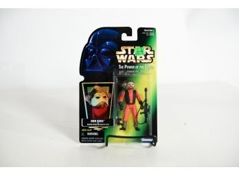1997 Kenner Star Wars The Power Of The Force Nien Nunb With Blaster Pistol And Blaster Rifle