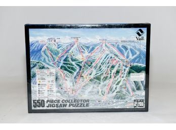 1995 Vail Trail Map 550 Piece Jig Saw Puzzle New In Shrink Wrap