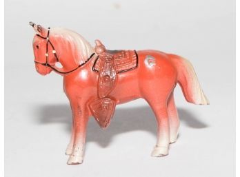 2.5' Vintage Die Cast Horse Made In Japan