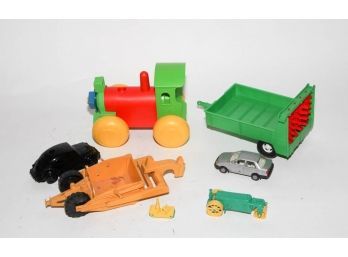 Lot Of Plastic Toys Including Tupperware Train
