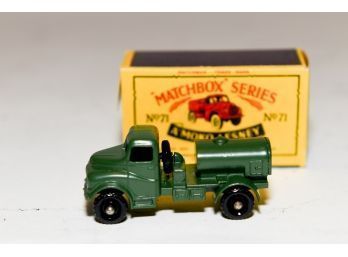 Matchbox Lesney Army Water Truck No 71