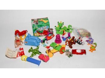 Lot Of Child's Toys Including Pez And McDonalds Happy Meal Toys