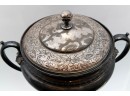19th Century Reed Barton Quadruple Plate Soup Tureen Serving Bowl