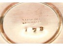 Monogrammed 'W' Sterling Weighted Cream And Sugar