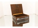 Incolay Stone Box Elk Signed Roberts Valet Jewelry Box Carved Stone Handcrafted