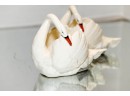 1930s Bulgarian Porcelain Swans