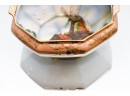 Hand Painted Nippon Octagonal Bowl Featuring Dutch Windmill