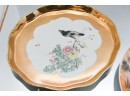 Hand Painted Plates And Nippon Nut Bowl