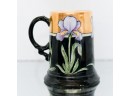 French Hand Painted Signed Ceramic Tankard