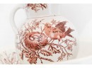 Antique Ironstone Basin And Pitcher