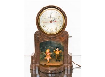 1940s Bakelite Master Crafters Animated Swing Clock