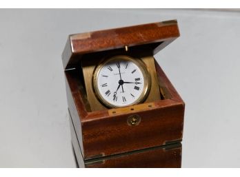1981 Tiffany And Co Desk Clock Dedicated From Union Pacific Seattle-Mexico City
