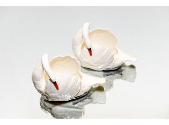 1930s Bulgarian Porcelain Swans