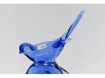 7' Fenton Provincial Blue Happiness Bird