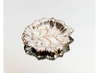 Small Leaf Figural Tray Marked England
